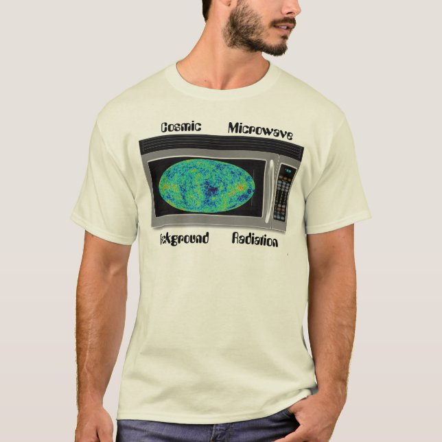 Kosmisk mikrovågbakgrundsutstrålning tee (Framsida)