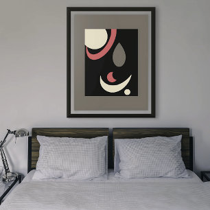 Kosmisk minimalism: kelestial geometri poster