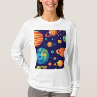 Kosmisk palett: Planetsymphony T Shirt