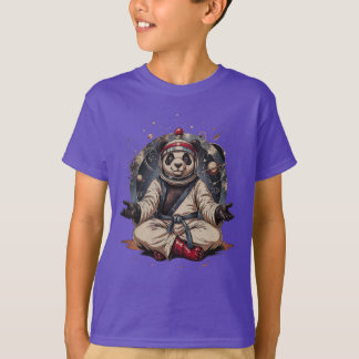 Kosmisk panda: frossa före bekämpningen t shirt