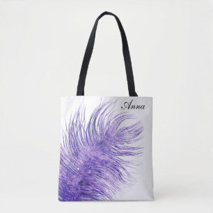 *~* Kosmisk pastel Lavender Celestial Feathers Tygkasse