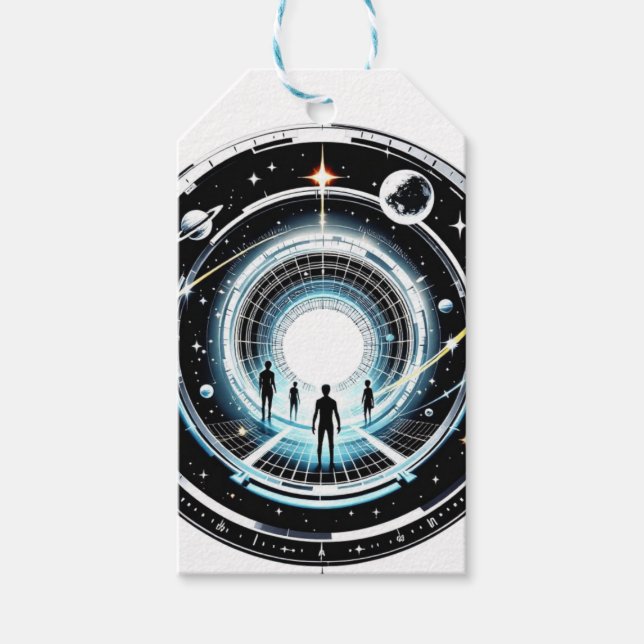 Kosmisk portal presentetikett (Framsidan)