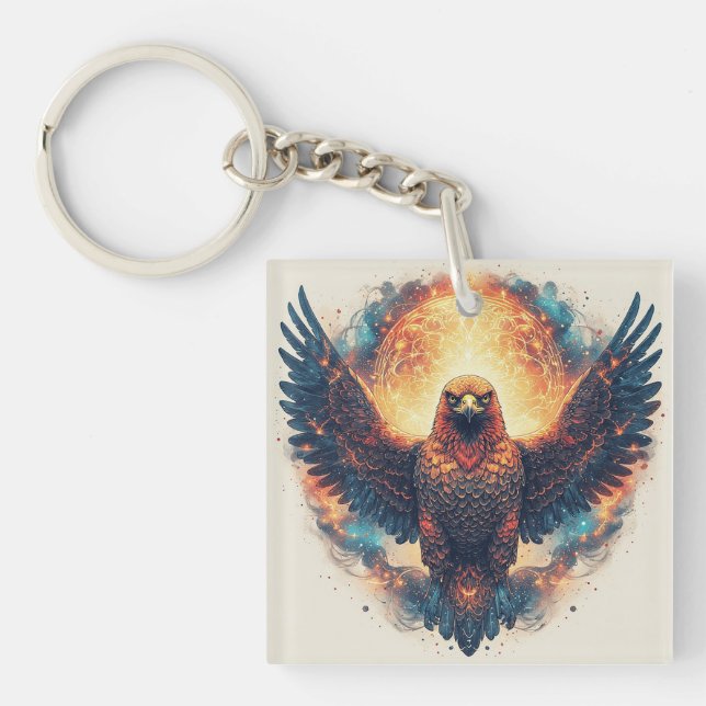 🦅 Kosmisk Prism Örn Vision Charm 🦅 (Framsidan)