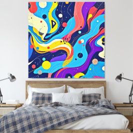 Kosmisk rytmbild canvastryck