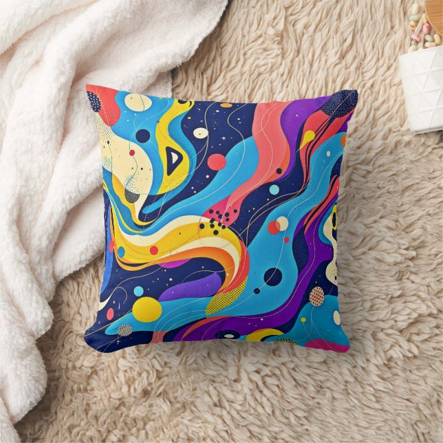 Kosmisk rytmbild kudde (Filt)