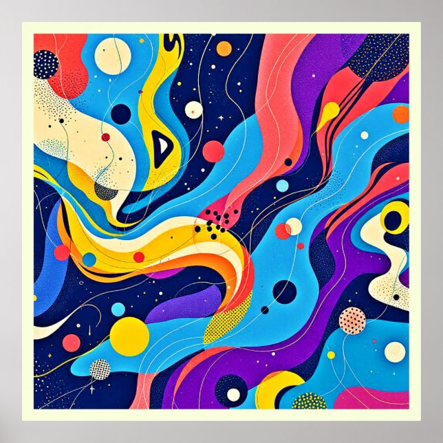 Kosmisk rytmbild poster (Framsidan)