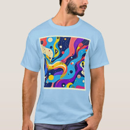 Kosmisk rytmbild t shirt
