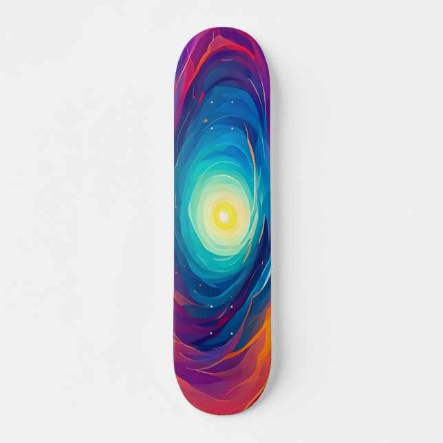 Kosmisk skateboard (Framsida)