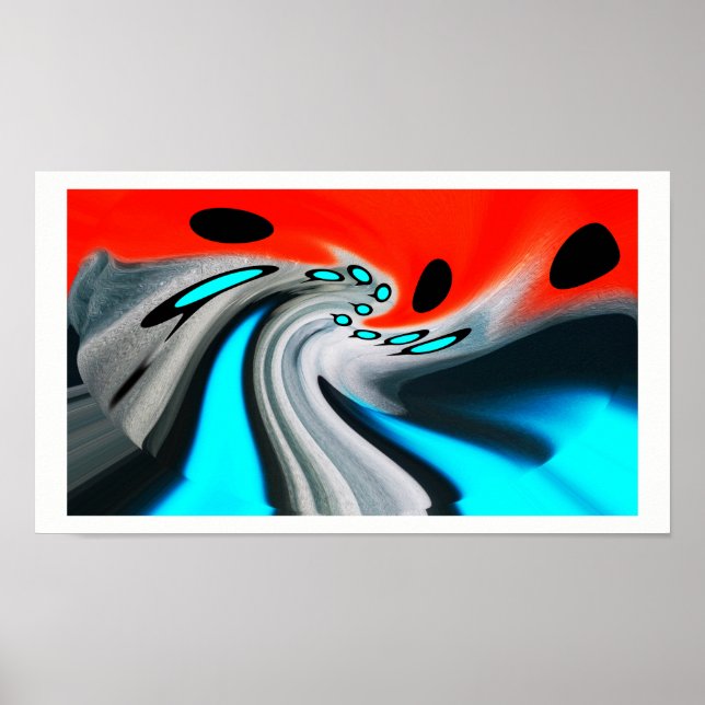 Kosmisk snedvridning poster (Framsidan)