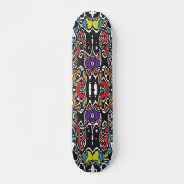 Kosmisk snurra mini skateboard bräda 18,5 cm