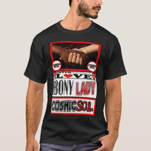 Kosmisk Soul - ebenholtssvart dam T Shirt