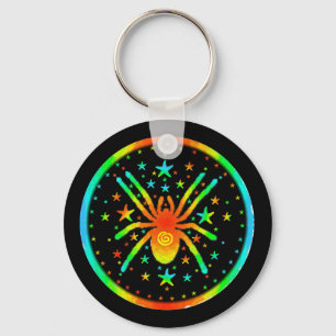 Kosmisk spindel Keychain Nyckelring