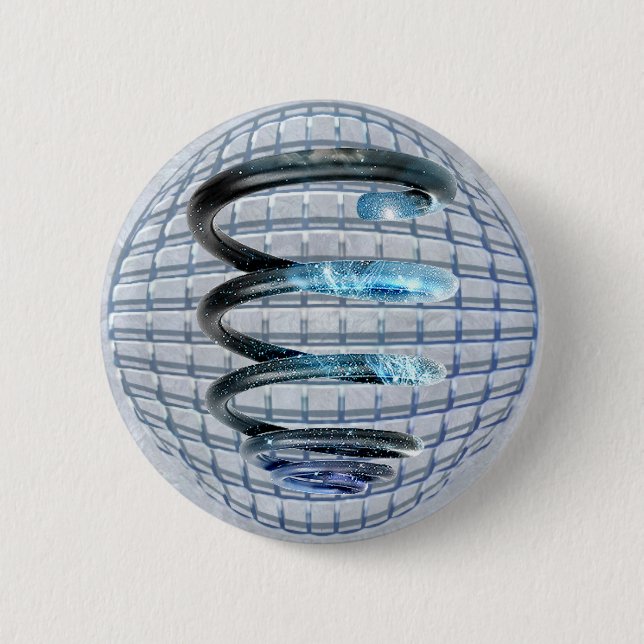 Kosmisk spiral knapp (Framsida)