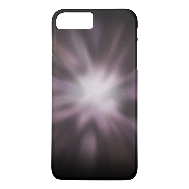 Kosmisk sprängning - rymdexplosion på svart Case-Mate iPhone skal (Baksida)