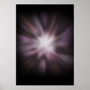 Kosmisk sprängning - rymdexplosion på svart poster