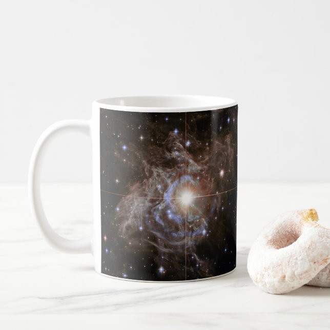 Kosmisk stjärna Helgdag Kaffemugg (Med munk)
