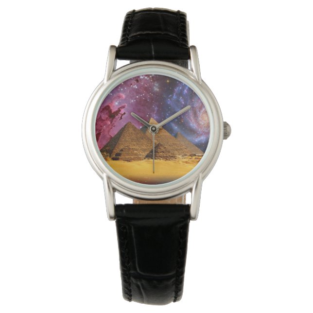 kosmisk storm över egyptenen armbandsur (Framsida)