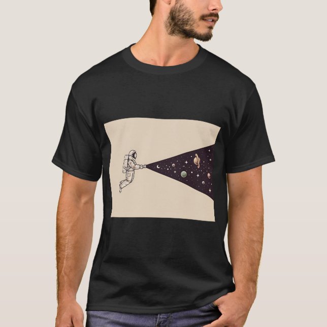 Kosmisk stråle t shirt (Framsida)