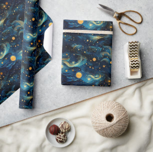 Kosmisk symfoni: Celestial Music Art Design Presentpapper