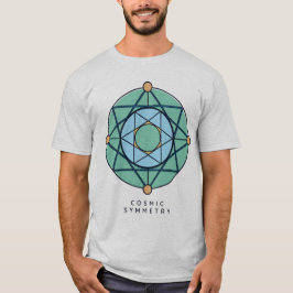Kosmisk symmetri med geometrisk stjärnfusion t shirt