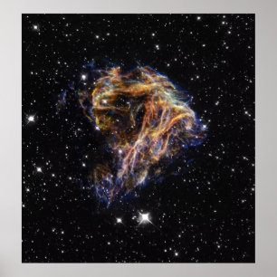 Kosmisk tryckvåg för N49 Poster