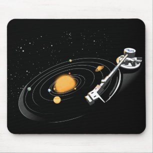 Kosmisk Turntable Musmatta