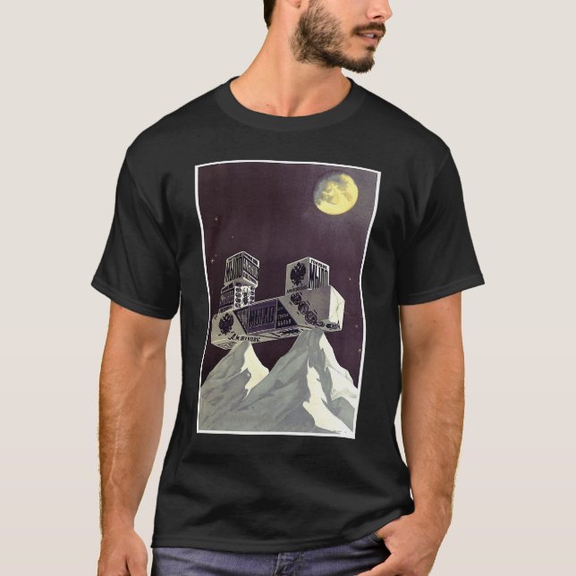 Kosmisk tvålreklam SOVI8 Vintage Propaganda T Shirt (Framsida)