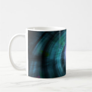 Kosmisk Twirl för blått Kaffemugg