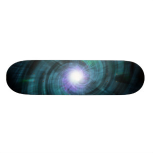 Kosmisk Twirl för blått Old School Skateboard Bräda 18 Cm