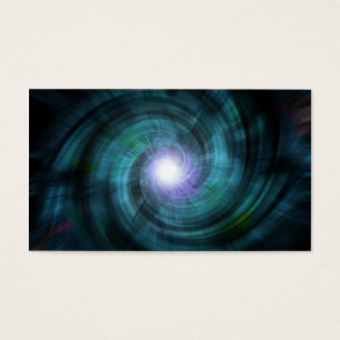 Kosmisk Twirl för blått Visitkort