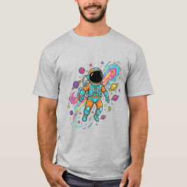 Kosmisk Universum Galax Stjärnor Estetisk T-Shirt