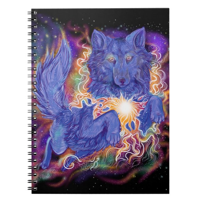 Kosmisk Varg Anteckningsbok (Framsidan)