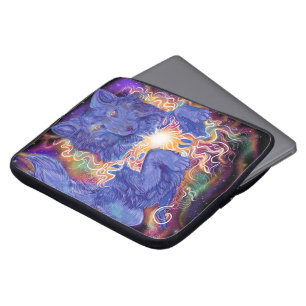 Kosmisk Varg Laptop Fodral
