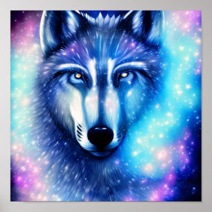 Kosmisk Varg Poster