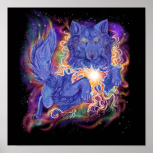 Kosmisk Varg Poster