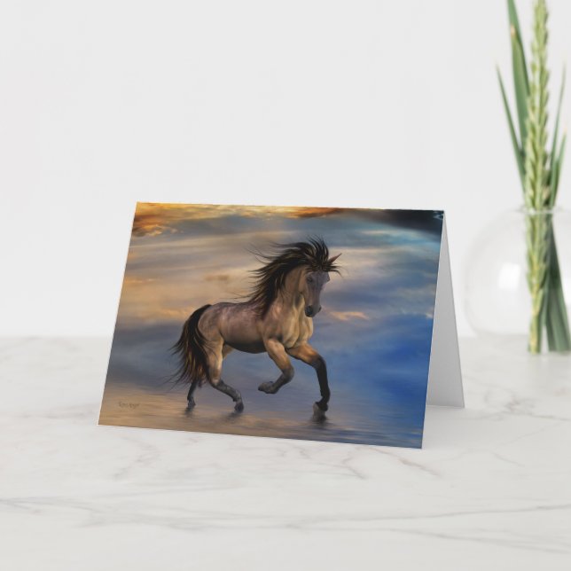 Kosmisk.. vild-hallion kort (Framsida)