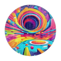 Kosmisk Virvel i En Livlig Resa