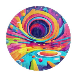 Kosmisk Virvel i En Livlig Resa