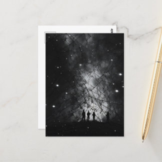 Kosmisk Webben och Starry Himmel Vykort