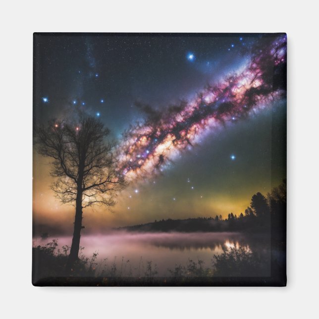 Kosmiska bilmagneter för rymdentusiaster magnet (Framsidan)