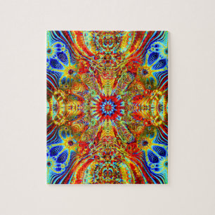 Kosmiska Creatrip2 - Psychedelic trippy design Pussel