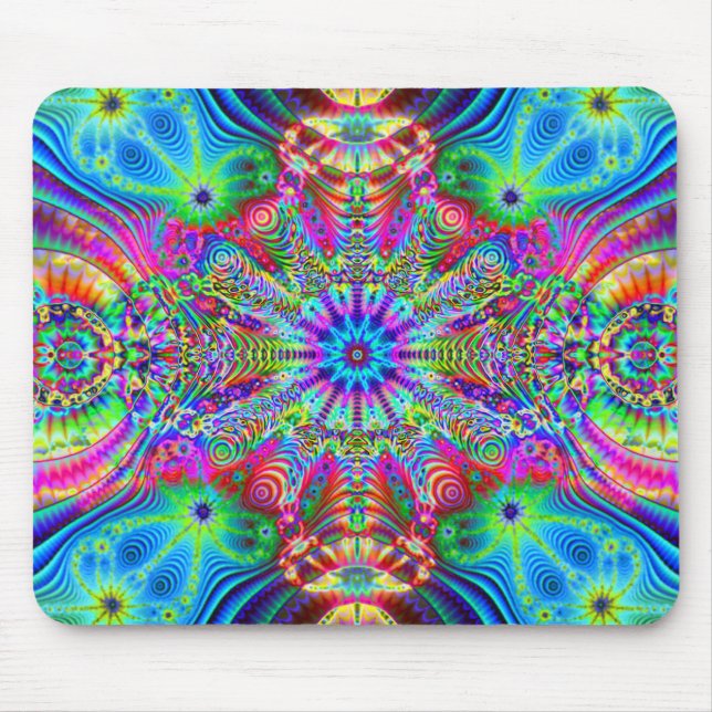 Kosmiska Creatrip - Psychedelic trippy design Musmatta (Framsidan)