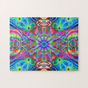 Kosmiska Creatrip - Psychedelic trippy design Pussel