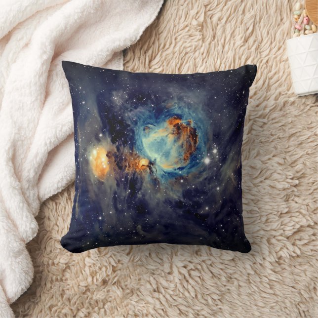 Kosmiska drömmar: Orion Nebula Kudde (Filt)