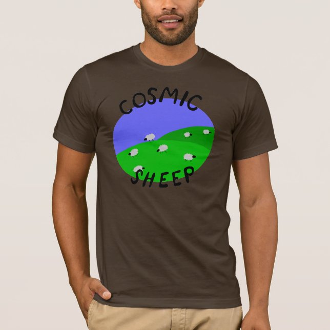 Kosmiska får t-shirt (Framsida)