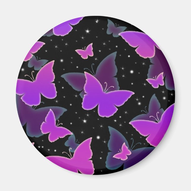Kosmiska fjärilar i Lila Magnet (Framsidan)