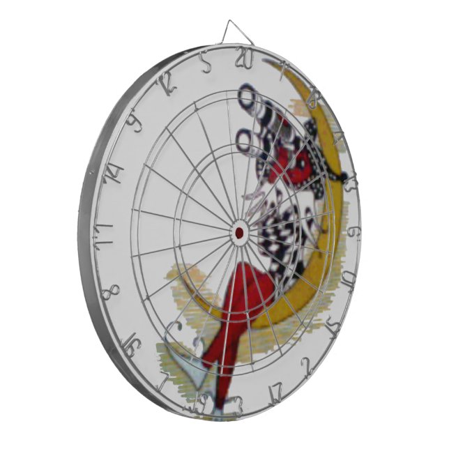 Kosmiska Gaze: Elf på Måne Äventyr Darttavla (Vänstra Framsidan)