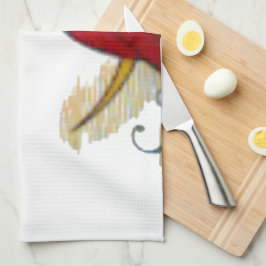 Kosmiska Gaze: Elf på Måne Äventyr Kökshandduk