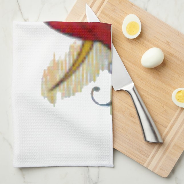 Kosmiska Gaze: Elf på Måne Äventyr Kökshandduk (Vikt i Fjärdedel)