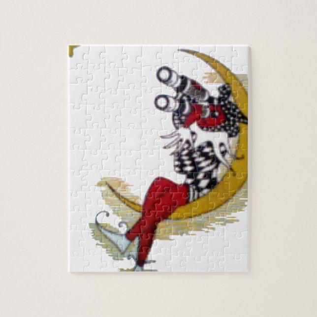 Kosmiska Gaze: Elf på Måne Äventyr Pussel (Vertikal)